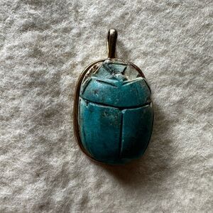 Turquoise Scarab Pendant